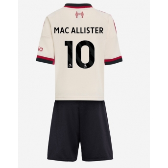 Liverpool Alexis Mac Allister #10 Maglia Gara Trasferta Repliche 2025-26 Bambino Maniche Corte